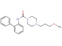 N-biphenyl-2-yl-4-(3-methoxypropyl)piperazine-1-carboxamide