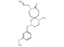 9-allyl-4-(3-methoxybenzyl)-1-methyl-1,4,9-triazaspiro[5.6]dodecan-10-one