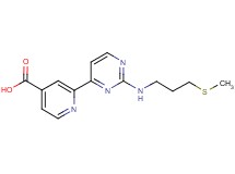 2-(2-{[3-(methylthio)propyl]amino}pyrimidin-4-yl)isonicotinic acid