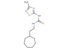N-(2-cycloheptylethyl)-N'-(3-methyl-1,2,4-thiadiazol-5-yl)urea