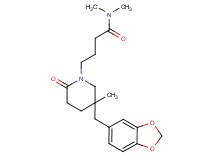 4-[5-(1,3-benzodioxol-5-ylmethyl)-5-methyl-2-oxopiperidin-1-yl]-N,N-dimethylbutanamide