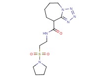 N-[2-(pyrrolidin-1-ylsulfonyl)ethyl]-6,7,8,9-tetrahydro-5H-tetrazolo[1,5-a]azepine-9-carboxamide