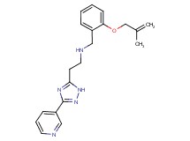 N-{2-[(2-methylprop-2-en-1-yl)oxy]benzyl}-2-(3-pyridin-3-yl-1H-1,2,4-triazol-5-yl)ethanamine