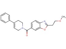 2-(2-methoxyethyl)-6-[(4-phenyl-3,6-dihydro-1(2H)-pyridinyl)carbonyl]-1,3-benzoxazole