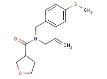 N-allyl-N-[4-(methylthio)benzyl]tetrahydrofuran-3-carboxamide