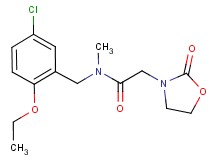 N-(5-chloro-2-ethoxybenzyl)-N-methyl-2-(2-oxo-1,3-oxazolidin-3-yl)acetamide