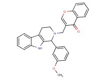3-{[1-(3-methoxyphenyl)-1,3,4,9-tetrahydro-2H-beta-carbolin-2-yl]methyl}-4H-chromen-4-one