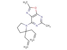 7-(2,2-diallylpyrrolidin-1-yl)-2,5-dimethyl[1,3]oxazolo[5,4-d]pyrimidine