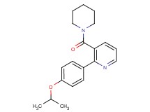 2-(4-isopropoxyphenyl)-3-(piperidin-1-ylcarbonyl)pyridine