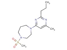 1-(6-methyl-2-propylpyrimidin-4-yl)-4-(methylsulfonyl)-1,4-diazepane