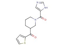 [1-(1H-imidazol-5-ylcarbonyl)-3-piperidinyl](2-thienyl)methanone trifluoroacetate