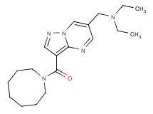 N-{[3-(azocan-1-ylcarbonyl)pyrazolo[1,5-a]pyrimidin-6-yl]methyl}-N-ethylethanamine