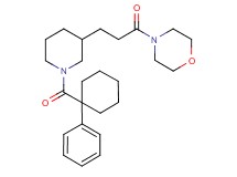 4-(3-{1-[(1-phenylcyclohexyl)carbonyl]-3-piperidinyl}propanoyl)morpholine