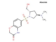 6-{[(2S,4R)-4-(dimethylamino)-2-(hydroxymethyl)pyrrolidin-1-yl]sulfonyl}-2H-1,4-benzoxazin-3(4H)-one