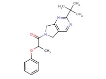 2-tert-butyl-6-(2-phenoxypropanoyl)-6,7-dihydro-5H-pyrrolo[3,4-d]pyrimidine
