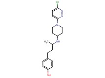 4-(3-{[1-(6-chloropyridazin-3-yl)piperidin-4-yl]amino}butyl)phenol