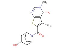 6-{[(3-endo)-3-hydroxy-8-azabicyclo[3.2.1]oct-8-yl]carbonyl}-3,5-dimethylthieno[2,3-d]pyrimidin-4(3H)-one