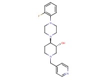 (3R*,4R*)-4-[4-(2-fluorophenyl)-1-piperazinyl]-1-(4-pyridinylmethyl)-3-piperidinol