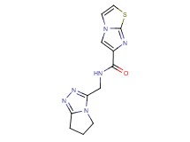 N-(6,7-dihydro-5H-pyrrolo[2,1-c][1,2,4]triazol-3-ylmethyl)imidazo[2,1-b][1,3]thiazole-6-carboxamide