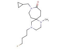 9-(cyclopropylmethyl)-4-(4-fluorobutyl)-1-methyl-1,4,9-triazaspiro[5.6]dodecan-10-one