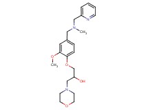 1-(2-methoxy-4-{[methyl(pyridin-2-ylmethyl)amino]methyl}phenoxy)-3-morpholin-4-ylpropan-2-ol