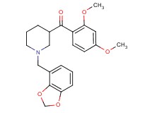[1-(1,3-benzodioxol-4-ylmethyl)-3-piperidinyl](2,4-dimethoxyphenyl)methanone