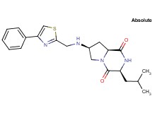 (3S,7S,8aS)-3-isobutyl-7-{[(4-phenyl-1,3-thiazol-2-yl)methyl]amino}hexahydropyrrolo[1,2-a]pyrazine-1,4-dione