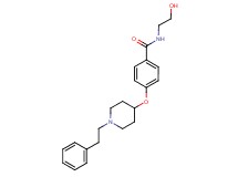 N-(2-hydroxyethyl)-4-{[1-(2-phenylethyl)piperidin-4-yl]oxy}benzamide