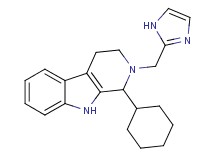 1-cyclohexyl-2-(1H-imidazol-2-ylmethyl)-2,3,4,9-tetrahydro-1H-beta-carboline