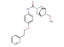 (8-syn)-8-methoxy-N-[4-(2-pyridin-2-ylethoxy)phenyl]-3-azabicyclo[3.2.1]octane-3-carboxamide