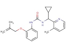 N-[cyclopropyl(3-methylpyridin-2-yl)methyl]-N'-{2-[(2-methylprop-2-en-1-yl)oxy]phenyl}urea