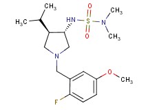 N'-[(3S*,4R*)-1-(2-fluoro-5-methoxybenzyl)-4-isopropyl-3-pyrrolidinyl]-N,N-dimethylsulfamide
