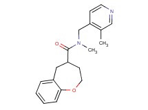 N-methyl-N-[(3-methylpyridin-4-yl)methyl]-2,3,4,5-tetrahydro-1-benzoxepine-4-carboxamide