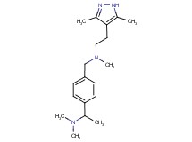 1-(4-{[[2-(3,5-dimethyl-1H-pyrazol-4-yl)ethyl](methyl)amino]methyl}phenyl)-N,N-dimethylethanamine