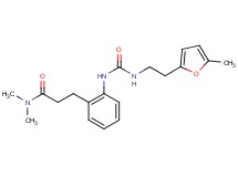 N,N-dimethyl-3-{2-[({[2-(5-methyl-2-furyl)ethyl]amino}carbonyl)amino]phenyl}propanamide