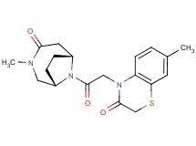 7-methyl-4-{2-[(1S*,6R*)-3-methyl-4-oxo-3,9-diazabicyclo[4.2.1]non-9-yl]-2-oxoethyl}-2H-1,4-benzothiazin-3(4H)-one