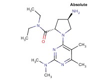 (4R)-4-amino-1-[2-(dimethylamino)-5,6-dimethylpyrimidin-4-yl]-N,N-diethyl-L-prolinamide