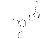 2-[5-(2-methyl-6-propylpyrimidin-4-yl)-5,6-dihydropyrrolo[3,4-c]pyrazol-1(4H)-yl]ethanol