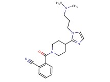 2-[(4-{1-[3-(dimethylamino)propyl]-1H-imidazol-2-yl}-1-piperidinyl)carbonyl]benzonitrile