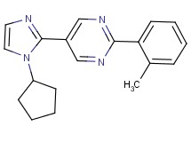 5-(1-cyclopentyl-1H-imidazol-2-yl)-2-(2-methylphenyl)pyrimidine