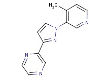 2-[1-(4-methylpyridin-3-yl)-1H-pyrazol-3-yl]pyrazine
