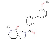 2-[(3'-methoxybiphenyl-3-yl)carbonyl]-7-methyl-2,7-diazaspiro[4.5]decan-6-one
