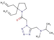 ({1-[2-(2,2-diallyl-1-pyrrolidinyl)-2-oxoethyl]-1H-tetrazol-5-yl}methyl)isopropyl(methyl)amine