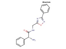 (2R)-2-amino-2-phenyl-N-[(3-phenyl-1,2,4-oxadiazol-5-yl)methyl]acetamide