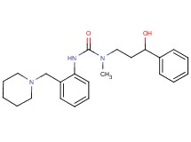N-(3-hydroxy-3-phenylpropyl)-N-methyl-N'-[2-(piperidin-1-ylmethyl)phenyl]urea