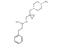(1-methyl-3-phenylpropyl)({1-[(4-methylpiperazin-1-yl)methyl]cyclopropyl}methyl)amine