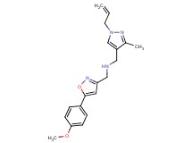 1-(1-allyl-3-methyl-1H-pyrazol-4-yl)-N-{[5-(4-methoxyphenyl)isoxazol-3-yl]methyl}methanamine