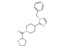 4-(1-benzyl-1H-imidazol-2-yl)-1-(tetrahydrofuran-2-ylcarbonyl)piperidine