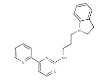 N-[3-(2,3-dihydro-1H-indol-1-yl)propyl]-4-(2-pyridinyl)-2-pyrimidinamine