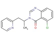 5-chloro-3-(1-methyl-2-pyridin-2-ylethyl)quinazolin-4(3H)-one